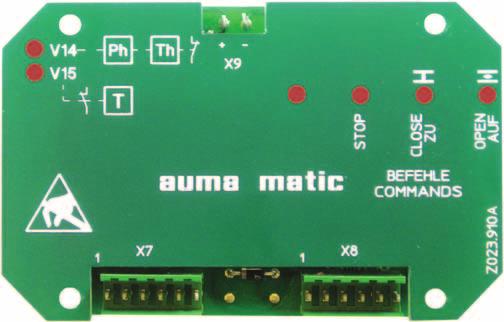 Operation instructions with actuator controls AUMA MATIC AM 01.1 22.