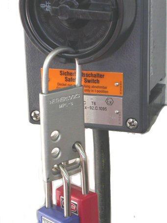 Lockout / tagout Multi Padlock Lockout / tagout Valve controlling Maintenance to industrial machinery causes each year thousands of accidents.