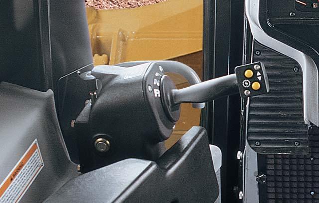 Implement and Steering Controls Ergonomically designed for ease of operation Steering and Transmission Control Turns and directional changes are controlled with a single tiller handle.