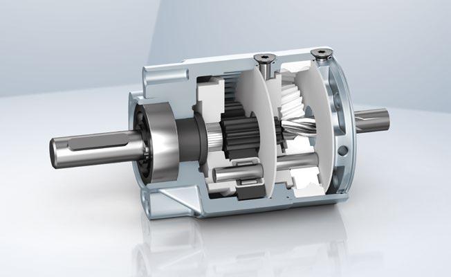 No offset axle Comprehensive range of products with three model types - Noiseless Plus unique quiet operation - Performax extreme performance - Optimax robust and long lifetime Crown gearheads