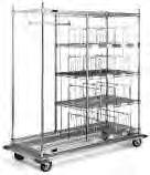 HEALTHCARE Catalog Section 5 Patient Article Carts EG05.10 48 (1219mm) long models come with eight dividers and 12 bin markers. 60 (1524mm) long models come with 12 dividers and 16 bin markers.