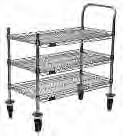 SHELVING / RETAIL DISPLAY Catalog Section 1 Redi-Pak Utility Carts Packed and shipped in one box. SAVES UP TO 50% ON SHIPPING COSTS! 18 (457mm) 2-Shelf Unit 3-Shelf Unit length cubic weight weight in.