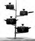 Catalog Section 1 Pot / Pan Rack see product announcement pot/pan rack shown with additional bracket EG8085 Designed for displaying items such as cookware, while allowing plenty of tabletop room for
