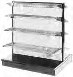 SHELVING / RETAIL DISPLAY Catalog Section 1 Posts for Gondola Inset Wire Shelving EG01.