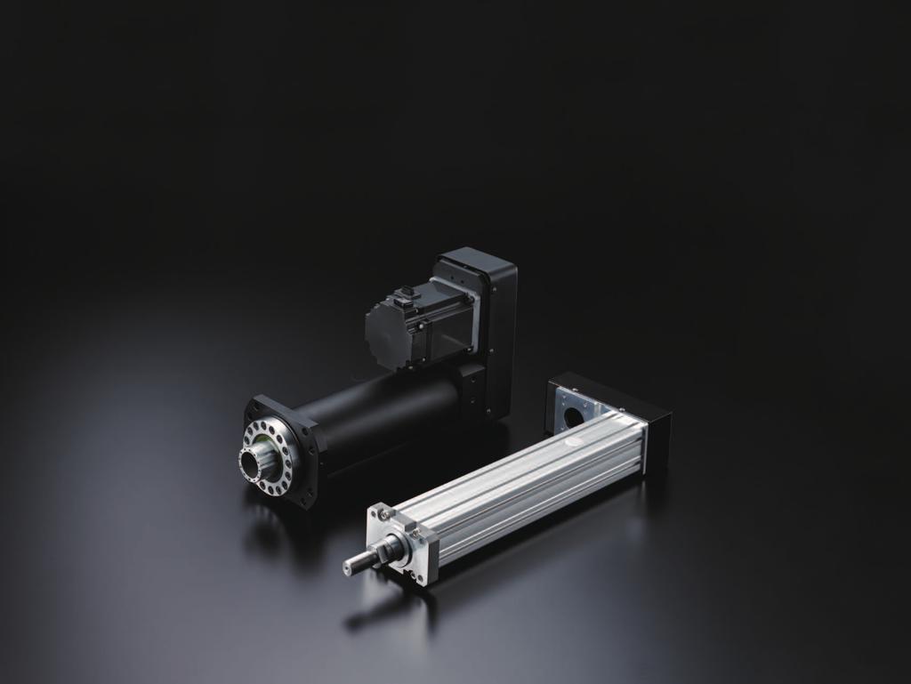 ELECTRIC ACTUATORS Features Press actuator This actuator is offers superior axial load rigidity and thus available for use in a small press fitting and caulking machine.
