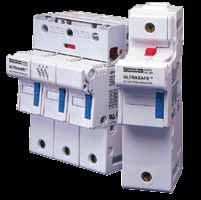 US14 & US22 750 Volt UltraSafe TM Fuse olders UltraSafe modular fuse holders for 14 x 51 and 22 x 58mm fuses Mersen UltraSafe TM modular 750 volt Fuse olders offer the highest levels of safety and