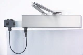 Electrohydraulic and swing free overhead door closers 9571 Swing-free overhead door closer.