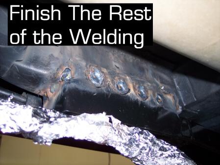 7. Optional Metal Finishing Depending on how pretty your welds turn out, you might want to grind down any high welds or