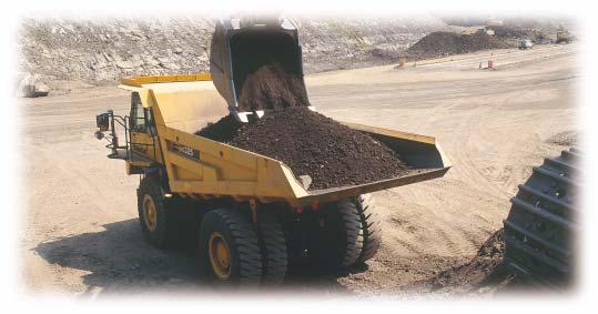 HD325-7R O FF-HIGHWAY T R UCK PRODUCTIVITY FEATURES Komatsu technology Automatic Idling Setting System (AISS) This system facilitates quick engine warm-up and cab cooling/warming.