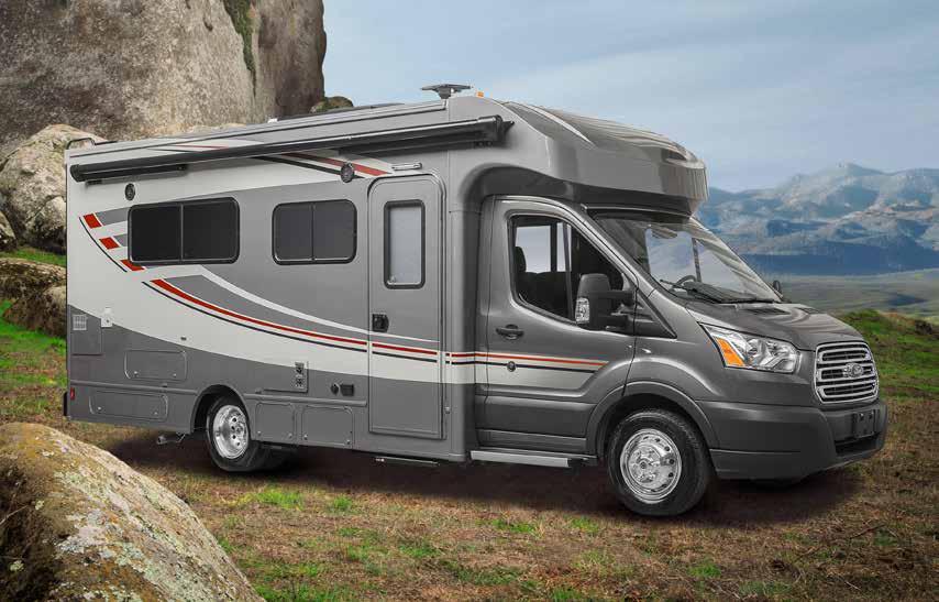 TRANSIT CLASS C MOTORHOME CHASSIS FEATURES Three wheelbase choices: 138/156/178-inch Up to 10,360 lbs. GVWR and 13,500 lbs. GCWR Two engine choices: 3.