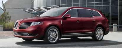 ) Axle LINCOLN LINCOLN Engine Configuration MKX MKT Twin-Turbocharged 2.7L V6 FWD/AWD 3,500(1) Twin-Turbocharged 3.5L V6 AWD 4,500(2) 3.