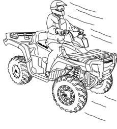 HOW TO AVOID THE HAZARD Avoid operating the ATV through deep or fast-flowing water.