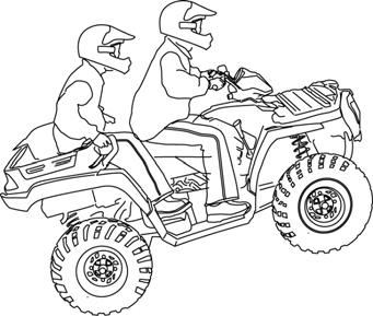 Driving Uphill OPERATION 15 Maximum Whenever traveling uphill, follow these precautions: 1. If your ATV is equipped with Active Descent Control, always engage AWD before ascending a hill. See page 49.