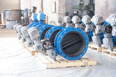 GCF Double Flanged Butterfly Valve Series 7100 for Water Works Application GCF butterfly Valve Series 7100 is a ductile iron double flanged concentric rubber lined valve, machined and assembled such