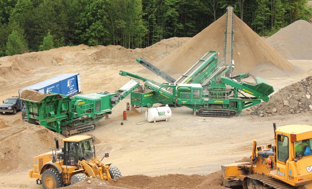 Complete Crushing Solutions This spread consists of our J50 Jaw Crusher feeding our S190 Triple Deck Screening Plant.