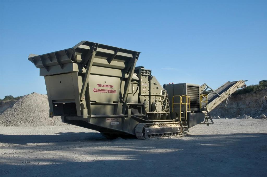 Model TI6060 Quarry duty primary PA6060 impact crushing plant with