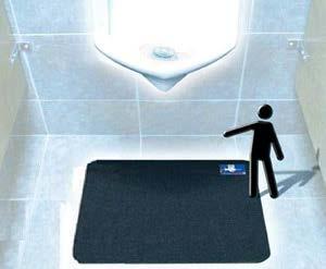 HYGOMAT URINAL MAT The HygoMat is a disposable, antimicrobial floor mat that is placed under urinals and around