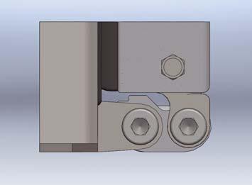 Located in the second hinge pivot, these accommodate the hinge bolt which, in turn, is located in the gudgeons.