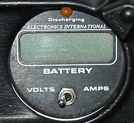 EI: With the master on and engine off, the discharge light will be on, the voltage should be 11.9-12.5V, and the ammeter will show -2.