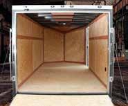 SCREWLESS EXTERIOR Remember the Titans? You will if you haul cargo with a Stealth Titan commercial-quality trailer. Everything about this top-of-our-model-line product will impress you.