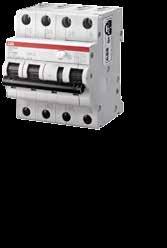 Order code - AC type - C curve Icn = 6000 A Poles Rated residual current Rated current Pack unit I n A In A Type ABB code EAN code pc.