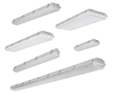 Short Specification: The Advantage Vaportight fixtures are approved for use in vandalresistant, dust, wet and spray-down locations.