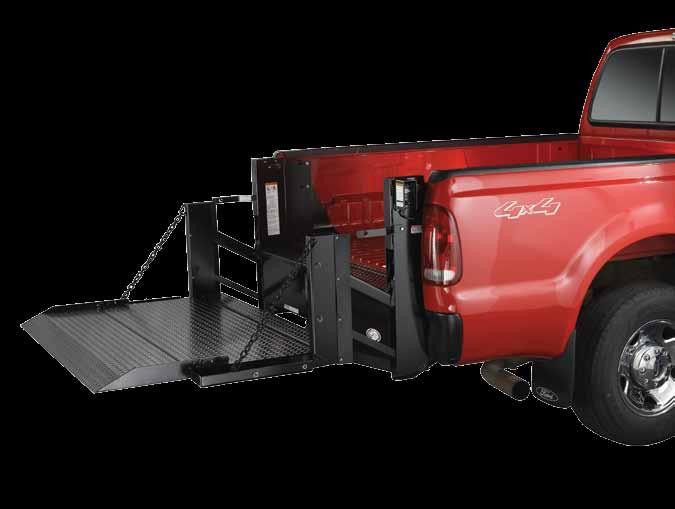 The power for your work truck Lifting Capacity - 1300 and 1500 lbs. Hitch - Tommy Gate Pickup Lift Series liftgates are compatible with many frame-mounted receiver-style hitches. Please go to www.