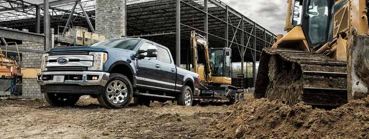 F-250, F-350 & F-450 SUPER DUTY PICKUPS OWN TOWING, PAYLOAD, POWER AND WORK WITH 208 FORD SUPER DUTY PICKUPS. 208 SUPER DUTY PICKUP FEATURES: Best-in-class 2 towing up to 34,000 lbs.
