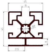 kg/m geometrical moment of inertia: l1 196,8 cm 4 l2 196,8 cm 4 groove: 10 mm section modulus: W1 W2 43,7 cm³ 43,7 cm³
