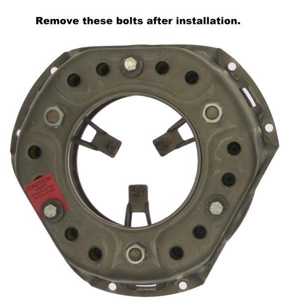 Technical Bulletins Technical Bulletin B46 Affected Vehicles: International BD-engine & V-engine trucks Kit Number: K0504-01 Subject: Remove shipping bolts This clutch kit comes with shipping bolts