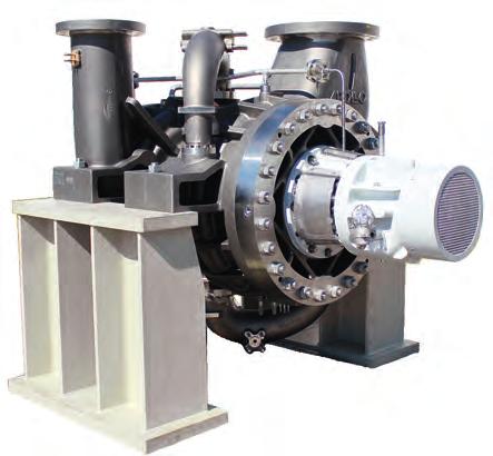 API 610 Process Pumps RADIALLY SPLIT, TWO-STAGE, BETWEEN-BEARINGS PROCESS PUMPS KGR/KGRD Type BB2 APPLICATION Onshore/Offshore production of