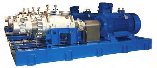 API 610 Process Pumps DOUBLE-CASING, RADIALLY SPLIT, MULTISTAGE, BETWEEN-BEARINGS PROCESS