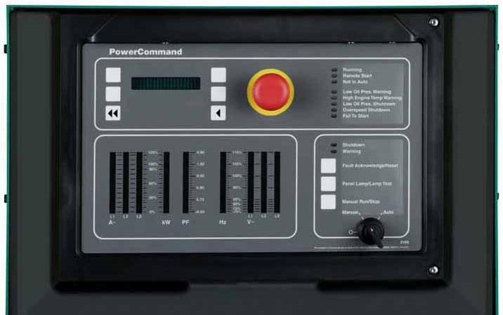 Control System PowerCommand Control with AmpSentry TM Protection The PowerCommand Control is an integrated generator set control system providing governing, voltage regulation, engine protection, and