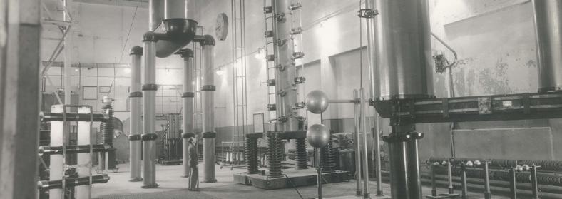 CERDA becomes the first high power test laboratory in France 1955 Construction of high voltage