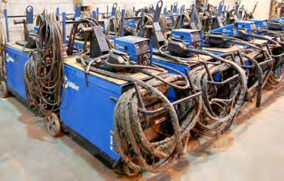 HUGE QUANTITY OF LATE MODEL WELDING EQUIPMENT AVAILABLE 17 available MILLER DELTAWELD 452 MIG welders 3