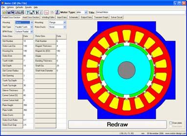 Radial & Axial Cross-Section Editors Geometry is described using the dedicated
