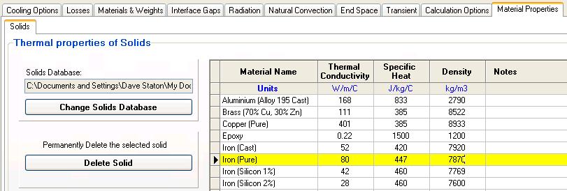 Material Database add new materials to the existing material database 22 Interface between two