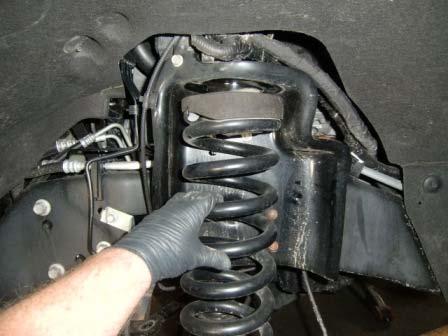 Attach the top sway bar end link to the