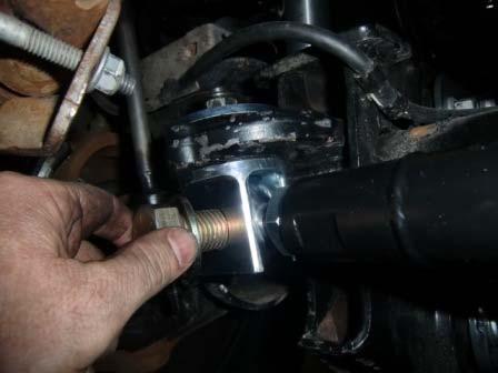 clevis, check clearance Attach