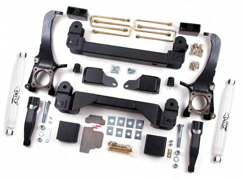 Kit Contents Qty Part 1 Steering Knuckle (drv) 1 Steering Knuckle (pass) 2 Tie Rod End 2 Steering Stop 1 Front Crossmember 1 Rear Crossmember 4 Cam Washer - Front Crossmember 4 Cam Washer - Rear