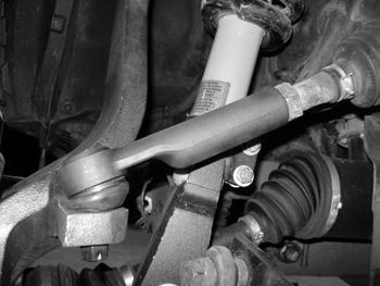 Figure 49 72. With the new tie rod ends installed, snug the jam nuts up against the tie rod ends. 73. Install the wheels and lower the vehicle to the ground.