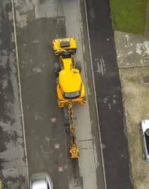 A JCB sweeper collector dramatically reduces clean-up time and ensures a tidy, safe site for