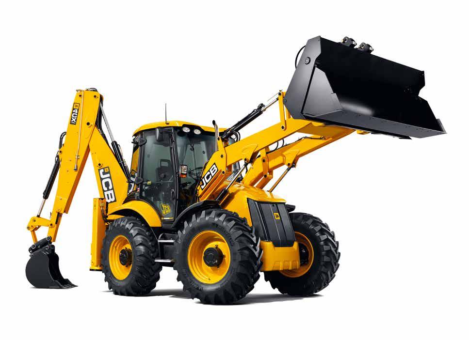 4CX ECO BACKHOE LOADER. 2. Comfortably in control Ergonomic seat-mounted servo controls a standard fit on some models provide great manoeuvrability, fingertip control and supreme comfort. 1.