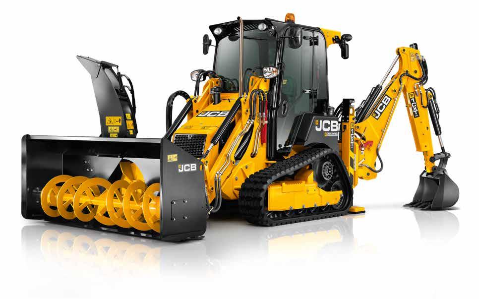1CXT BACKHOE LOADER. 1. Visibly better Great forward visibility courtesy of a steep-nosed bonnet and front-mounted loader arms makes operating a JCB 1CXT safe and confidence-inspiring. 3.