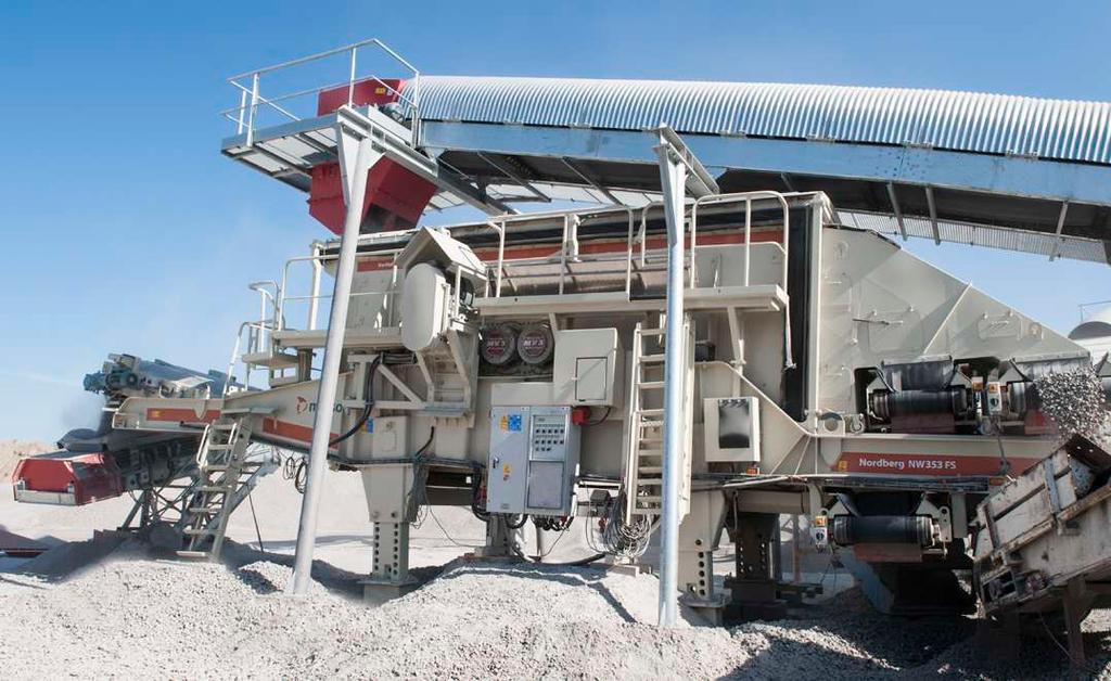 You can choose feeding to crusher or feeding to screen options to meet your end-product requirements.