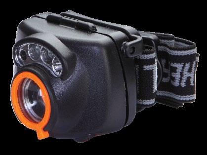 Super Bright LED Head Light with extra power CREE XPE 3W LED (120 Lumens) Option to switch On/Off through Hand Sensor Beam