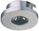 10 Drill hole: Ø35 mm (1 3/8 ) Ø x L: 39 x 0 mm (1 9/16 x 13/16 ) Material: Aluminum; : silver colored anodized, brushed Light (K) Lumen Lumen per watt CRI 4000 cool