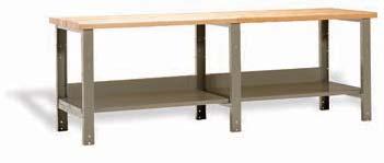 Workstation System Whether you are looking for a basic workbench, with two legs and a top; or a specialized table, stationary or mobile, you will find a solution for each and every application.