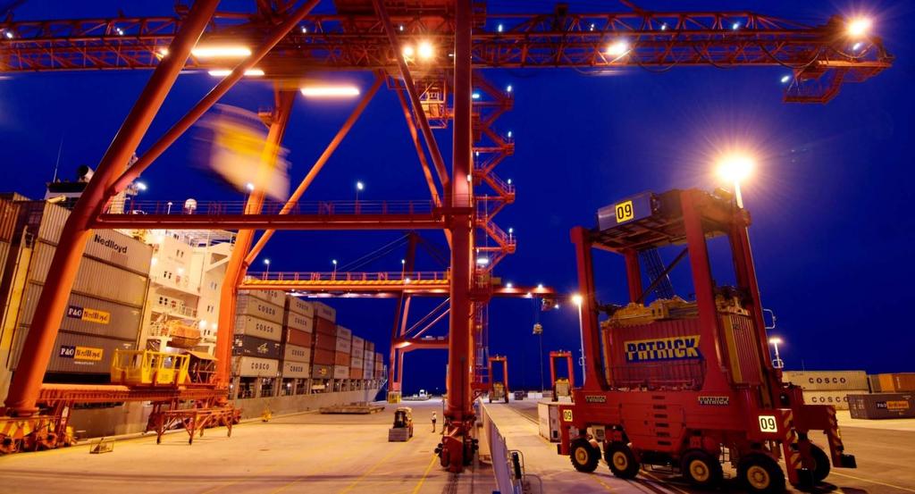 Kalmar has a leading position in port automation First fully automated straddle carrier terminal Strategic acquisitions Technology Centre in