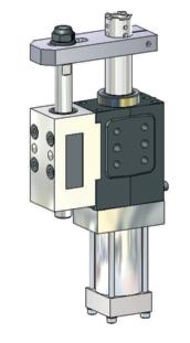 Pneumatic pin packages, single units 6. 3 Series 86P0-, 86P60- Accessories Example application of an off-center centering pin for 86P0-, 86P60- Model no.